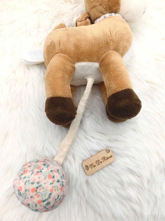 Doudou peluche biche faon musicale Tex Baby Carrefour - photo numéro 7