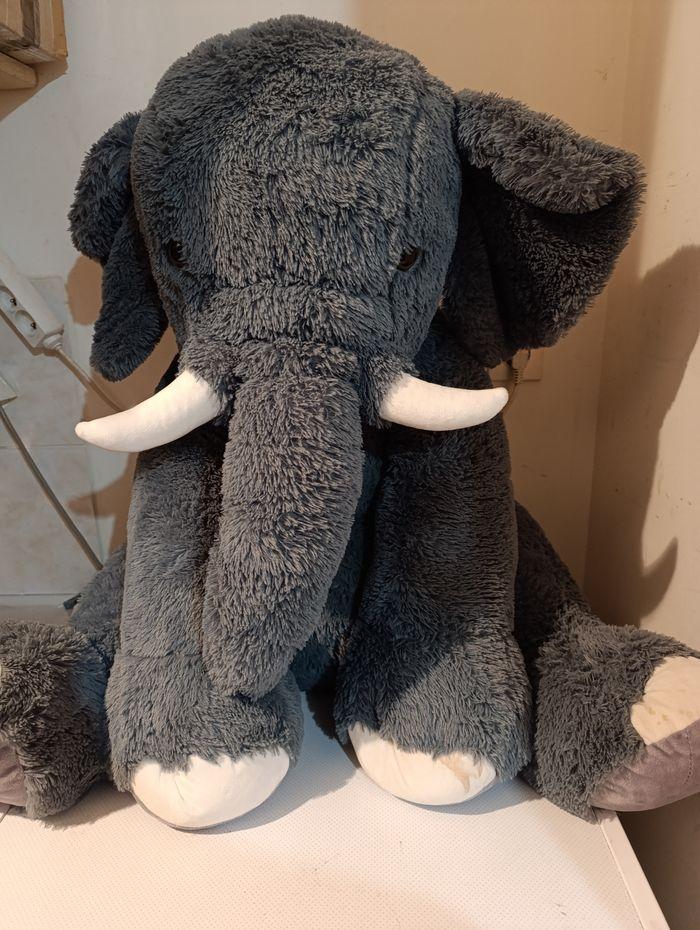 Peluche éléphant - photo numéro 1