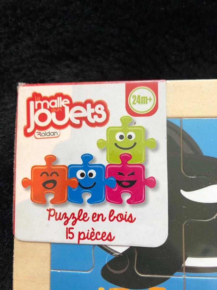 Puzzle en bois malle aux jouets - photo numéro 2