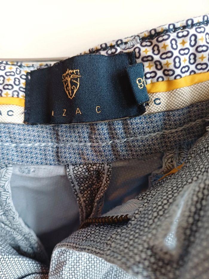 Pantalon Izac bleu à motifs - photo numéro 3