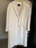 Manteau long blanc