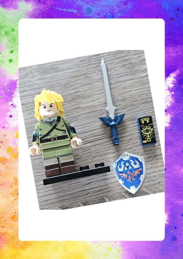 Minifigurine The Legend of Zelda - Link Majora's Mask (compatible Lego) - photo numéro 2