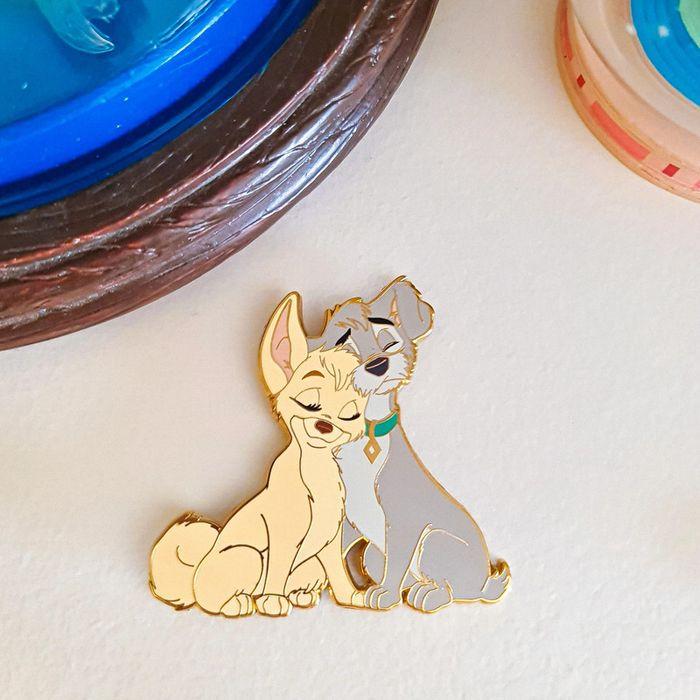 Pins Disney magnet la belle et le clochard angel scamp fantasy lady and the tramp - photo numéro 1