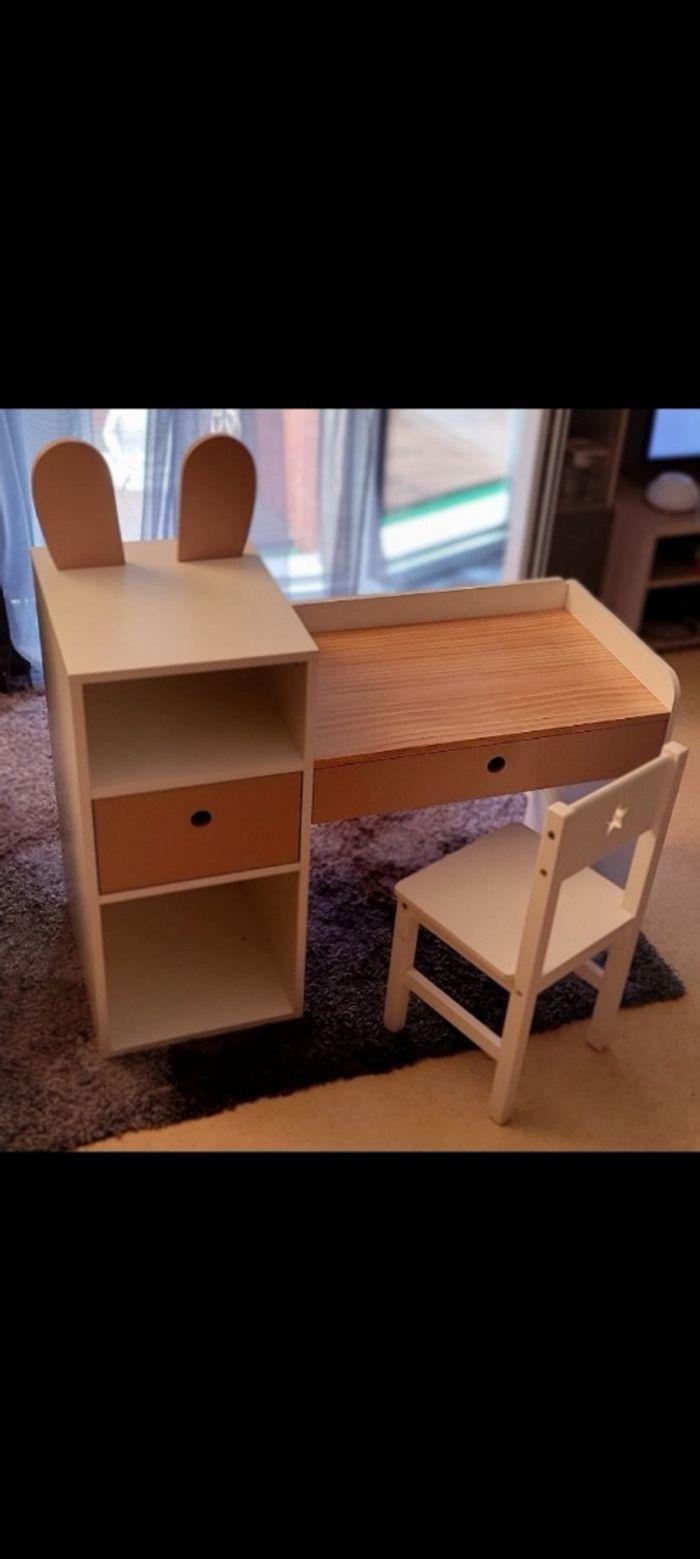 Bureau + chaise Enfant Verbaudet Bon État - photo numéro 2