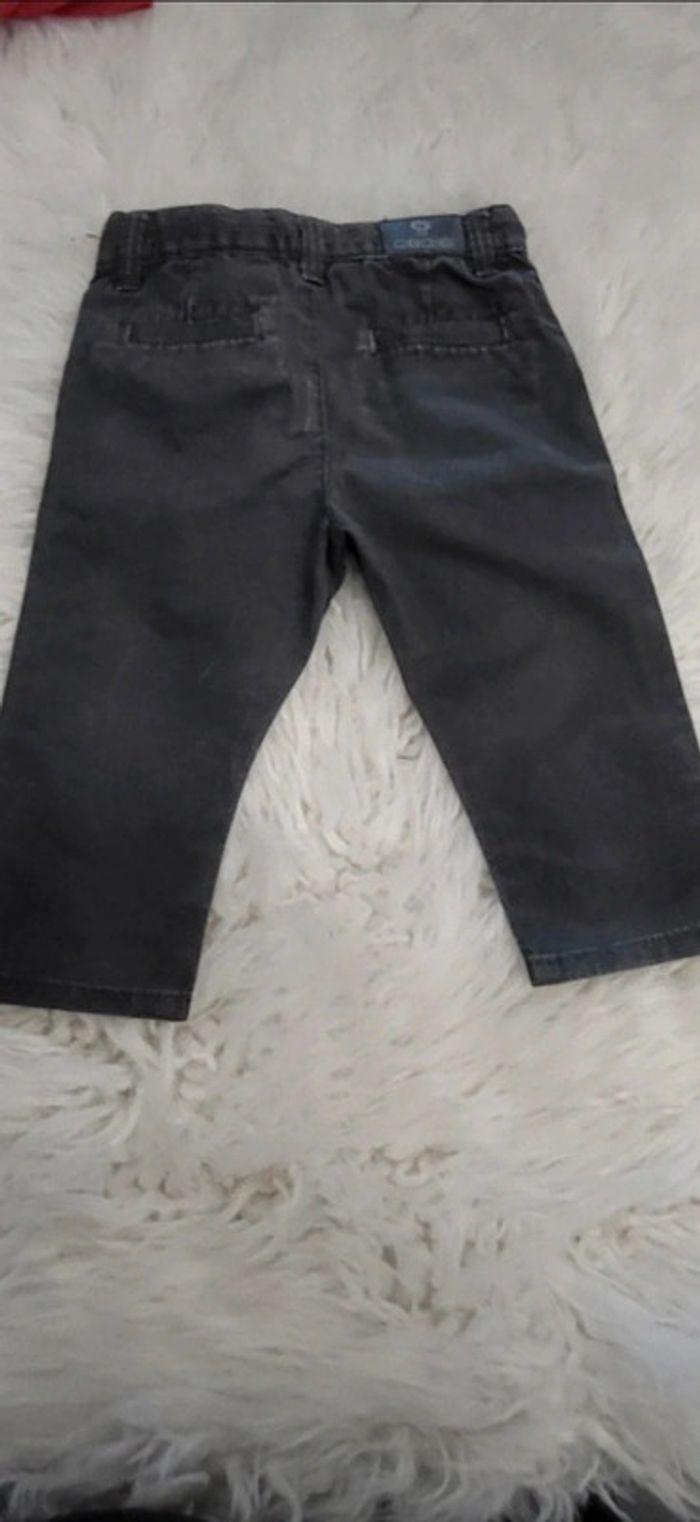 Pantalon garçon 9mois gris foncé - photo numéro 2