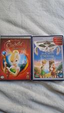 Lot de 2 dvd la fée clochette