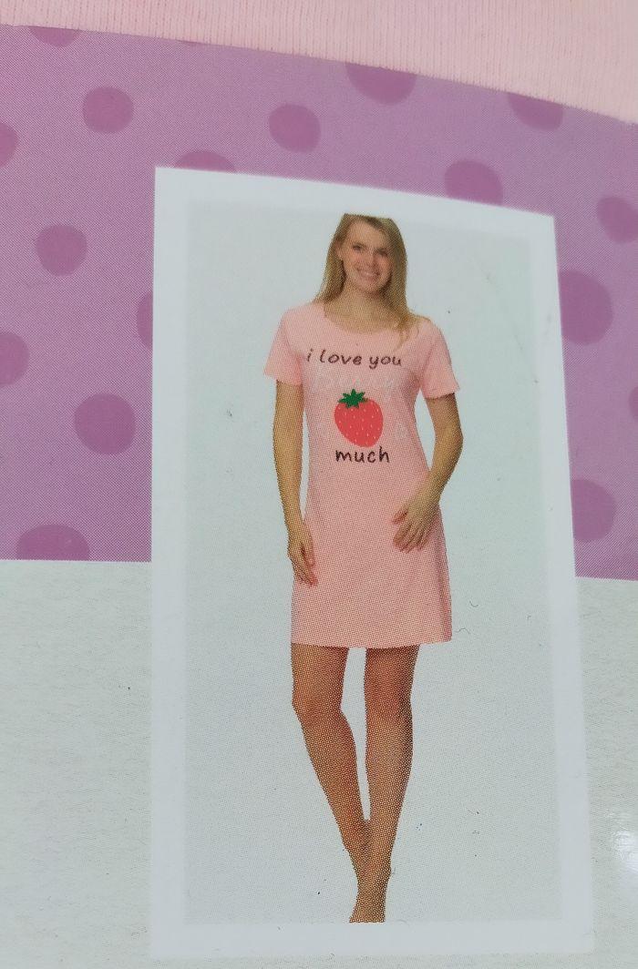 Robe / chemise de nuit / pyjama femme M rose Neuf - photo numéro 2