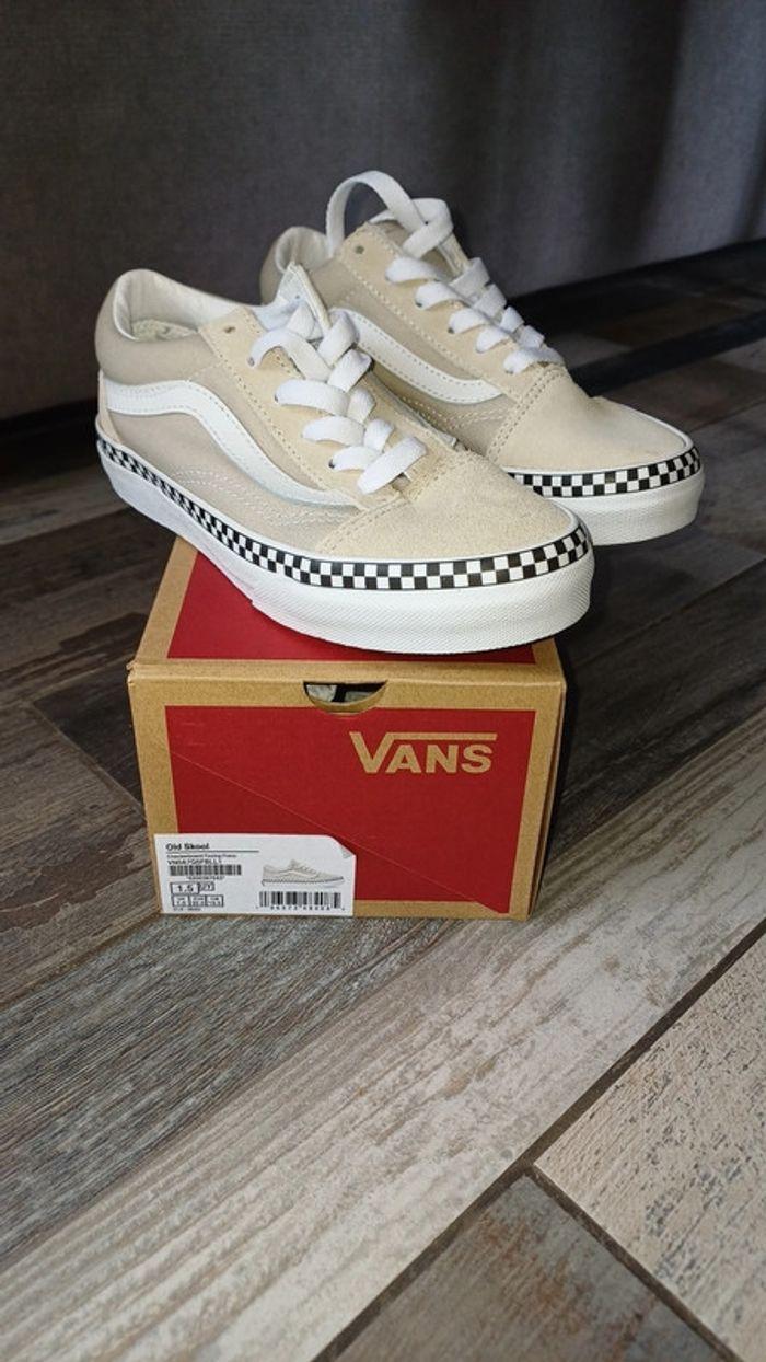 Vans beige old skool p33 neuves - photo numéro 1