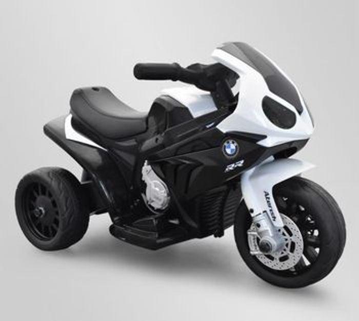 Moto électrique enfant bmw s1000rr 6V blanche et noire