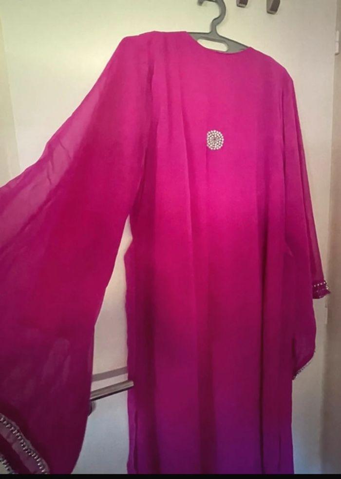 Robe de dubaï fushia neuve - photo numéro 2