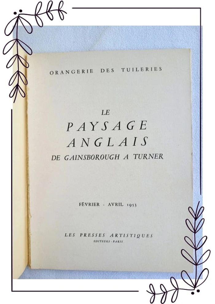 Le paysage anglais de Gainsborough à Turner - Les presses artistiques - photo numéro 2