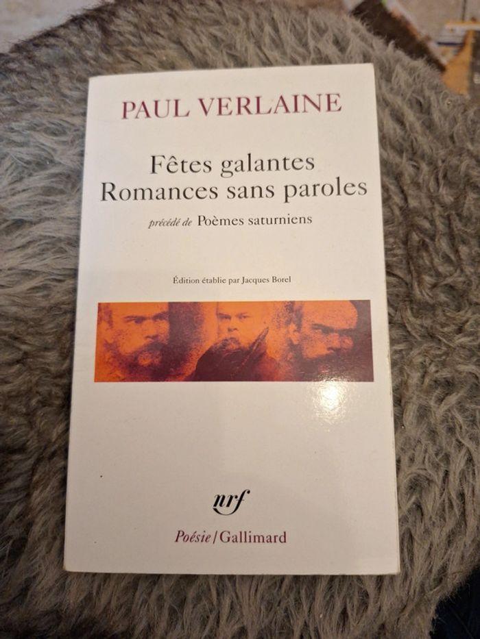 Fêtes galantes et Romances sans paroles - Paul Verlaine - photo numéro 1