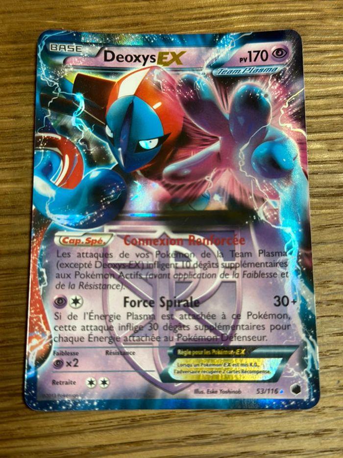 Carte Pokémon deoxys ex 53/116 - photo numéro 1