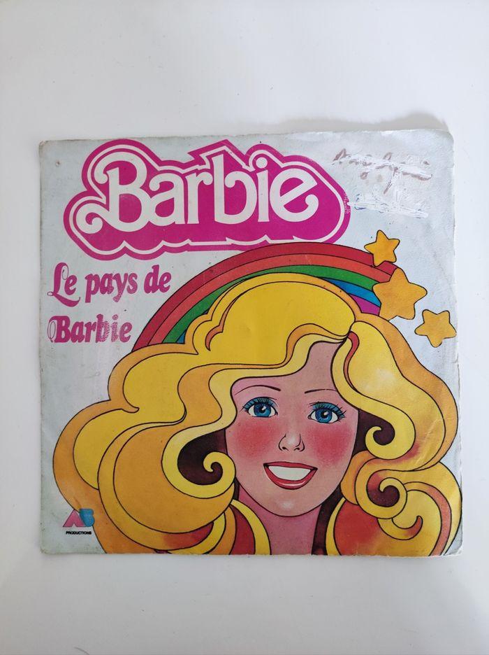 Vinyl Barbie 45 Tours Vintage 80 - photo numéro 1