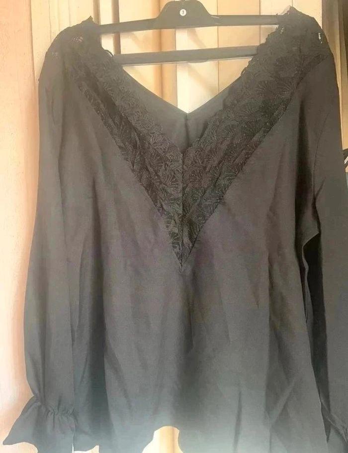 Blouse noire Shein taille 44 - photo numéro 2