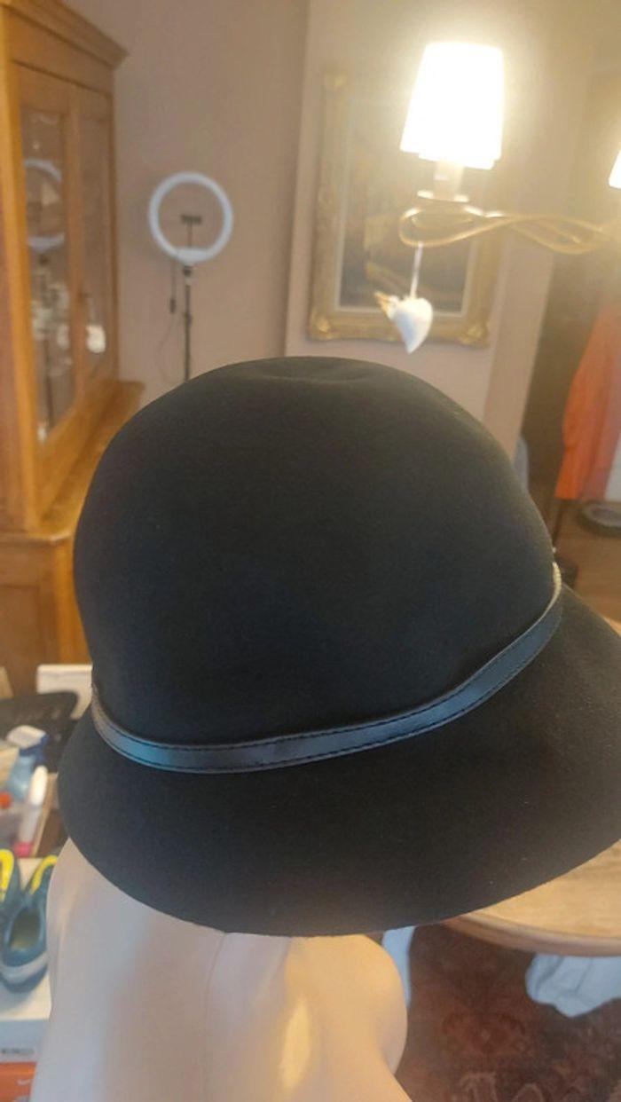 Chapeau noir femme H&M eur M 56cm - photo numéro 6