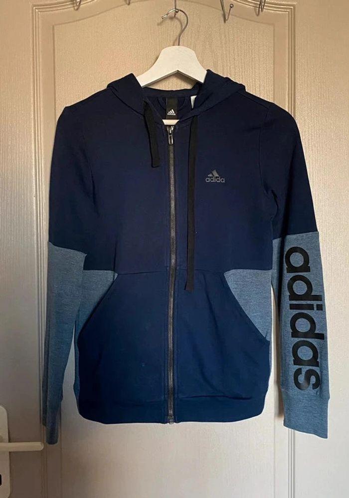 Gilet Adidas bleu femme Taille XS - photo numéro 1