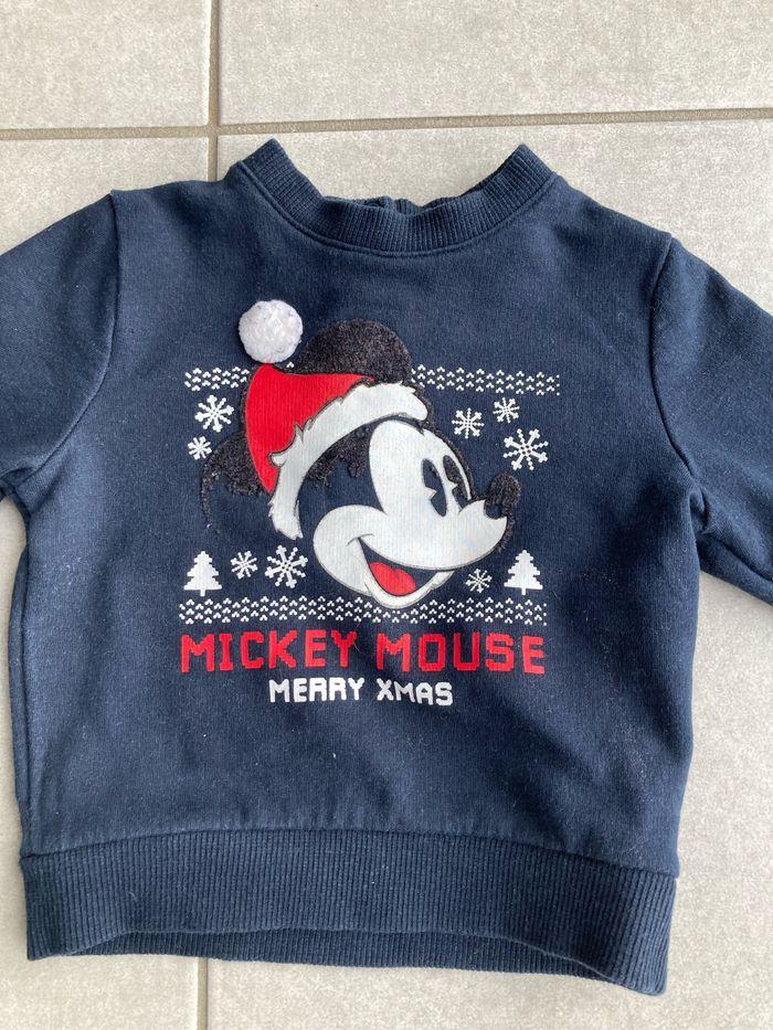 Pull noël Mickey 6 mois - photo numéro 2