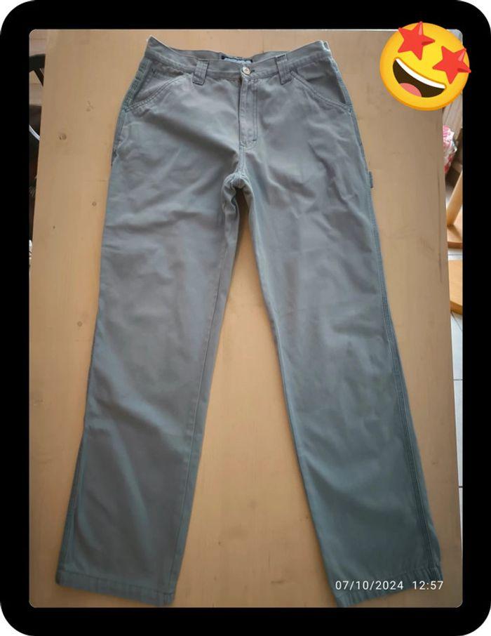 Pantalon large bleu clair Billabong taille 38 - photo numéro 1