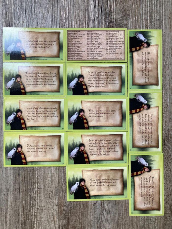 Lot de 12 cartes Harry Potter a l’école des sorciers Wizards 2001 - photo numéro 9