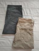 Lot 2 pantalons femme (taille L)