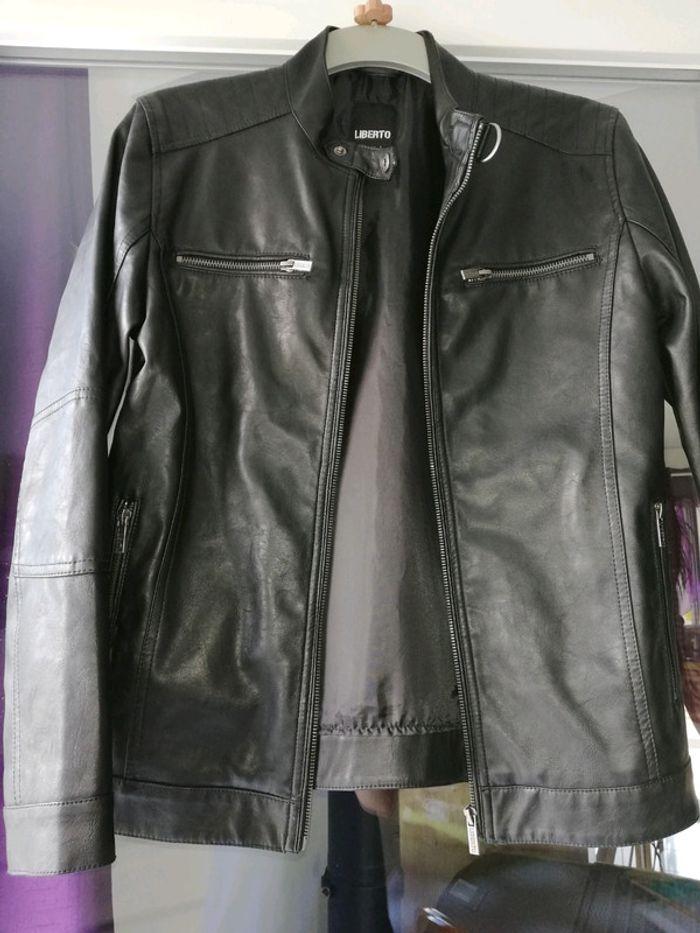 Veste simili cuir 14 ans neuve - photo numéro 2