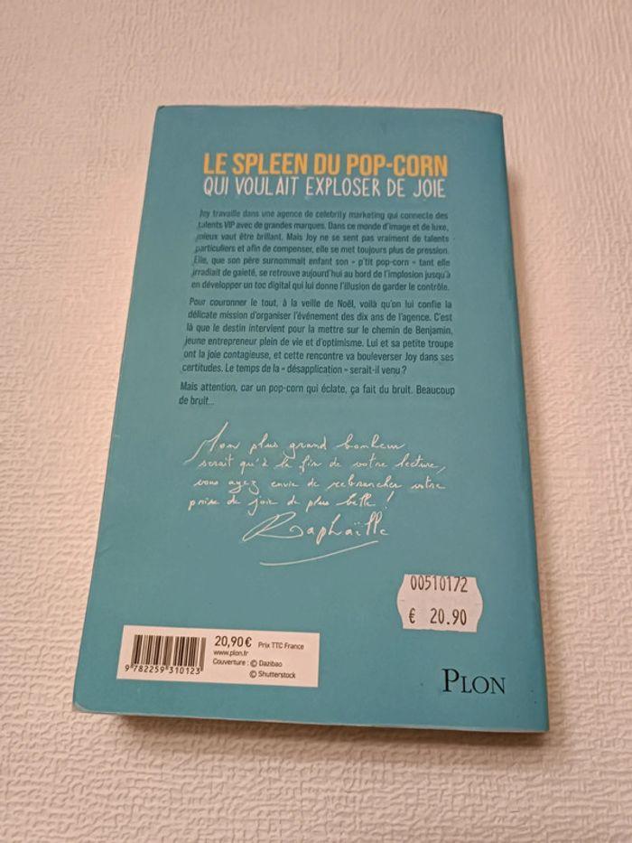 Livre Le Spleen du Pop-Corn qui voulait exploser de joie Raphaëlle Giordano - photo numéro 3