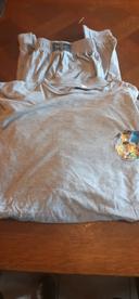 Pyjama long Simpsons taille xl gris