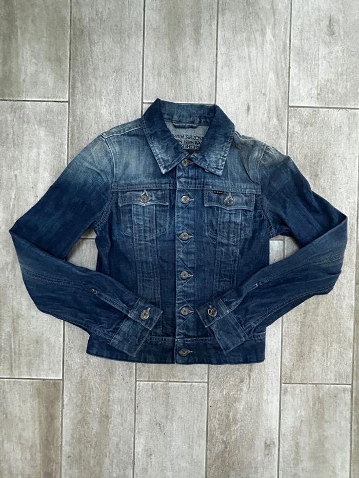 Blouson jeans délavé G star - photo numéro 1