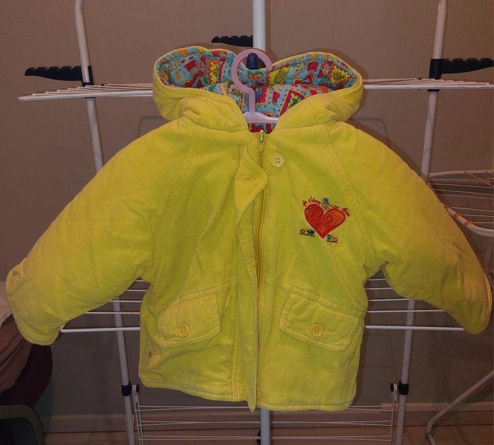 Blouson jaune 6 mois fille - photo numéro 1