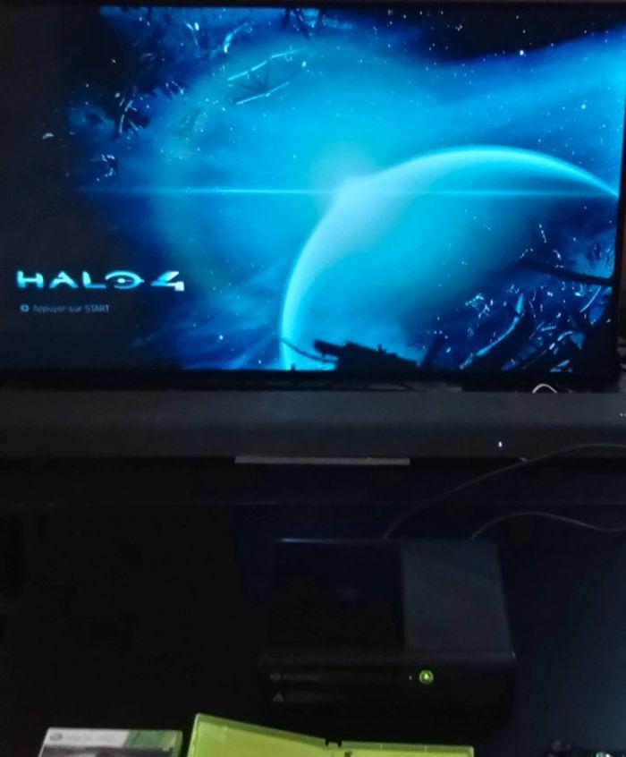 😍Xbox 360 slim E en boite édition halo 4 avec jeux d origine - photo numéro 11