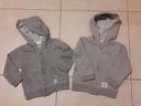 Lot de 2 gilets zippés à capuche 9-12 mois