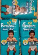 Lot 3 paquets de couches pampers taille 2 neuf  174 couches au total