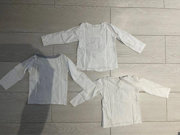 Lot 3 t-shirt manches longues pour filles de taille 24 mois - photo numéro 2