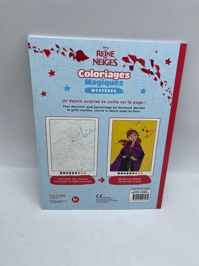 Livre d’activités les ateliers Coloriages magique  à colorier Disney spécial princesses La reine des neiges Modèle cherche et trouve Neuf (Copier) - photo numéro 4