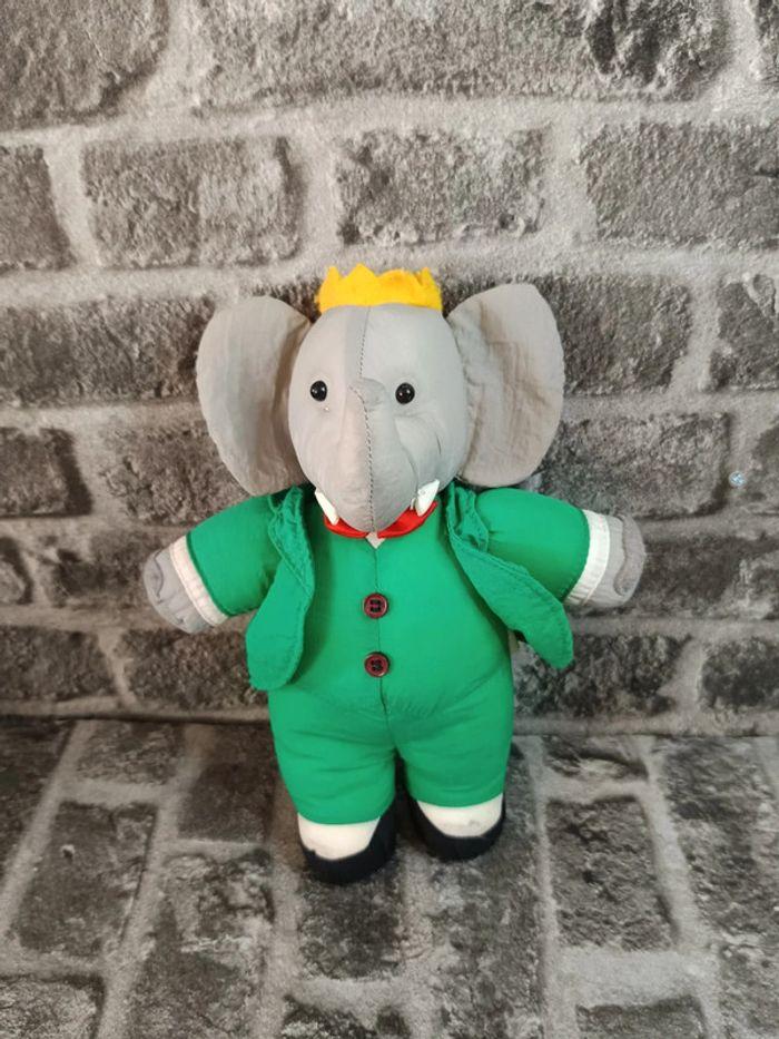 Peluche Babar vintage 1991 - photo numéro 1