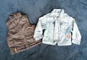 Lot blouson en jeans Verbaudet + blouson sans manche 3 ans