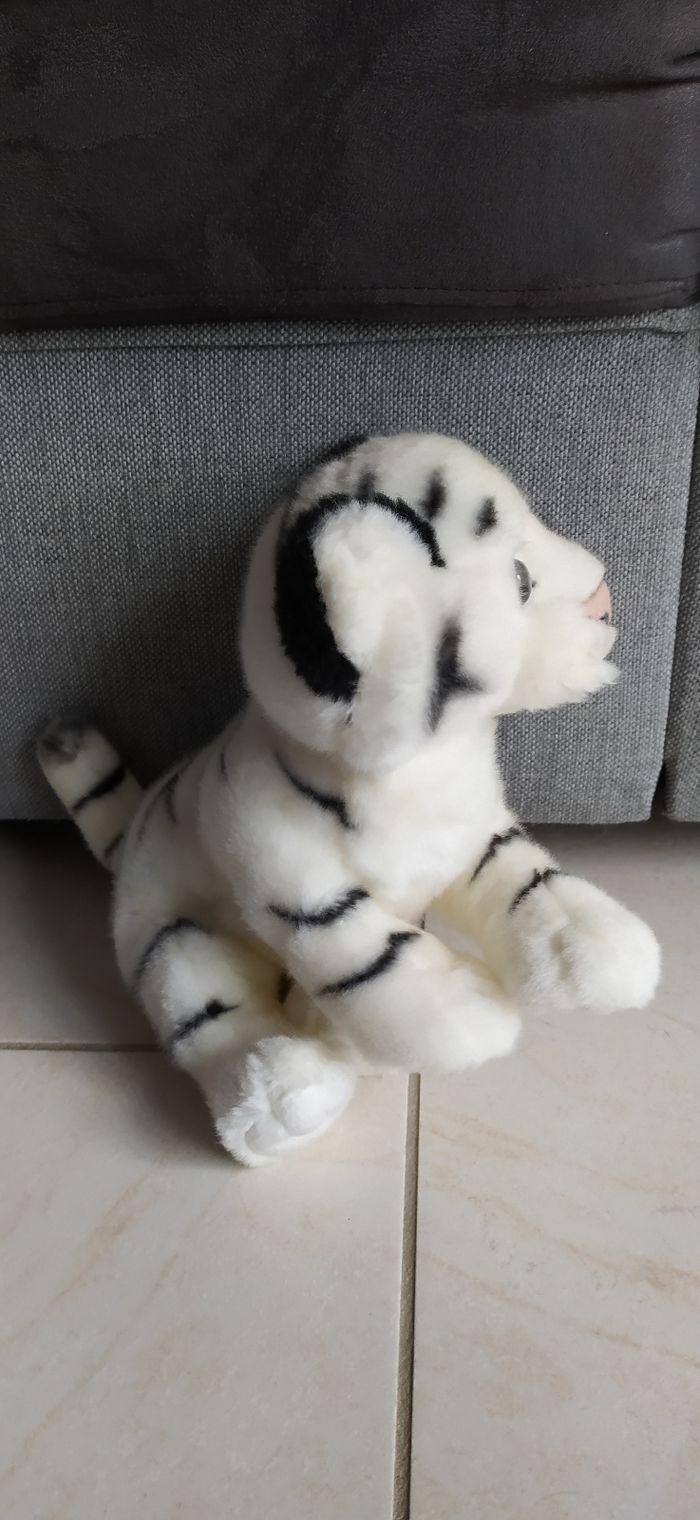 Peluche tigre  Blanc - photo numéro 2