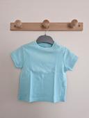 T-shirt à manches courtes bébé garçon Bleu clair uni 18 mois Tex Baby