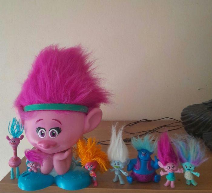 Lot de figurines Troll+ Tête à coiffer