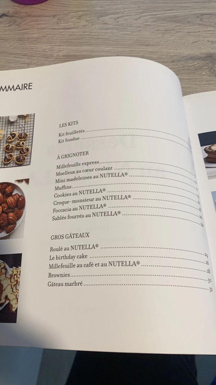 Livre de cuisine desserts au Nutella - photo numéro 3