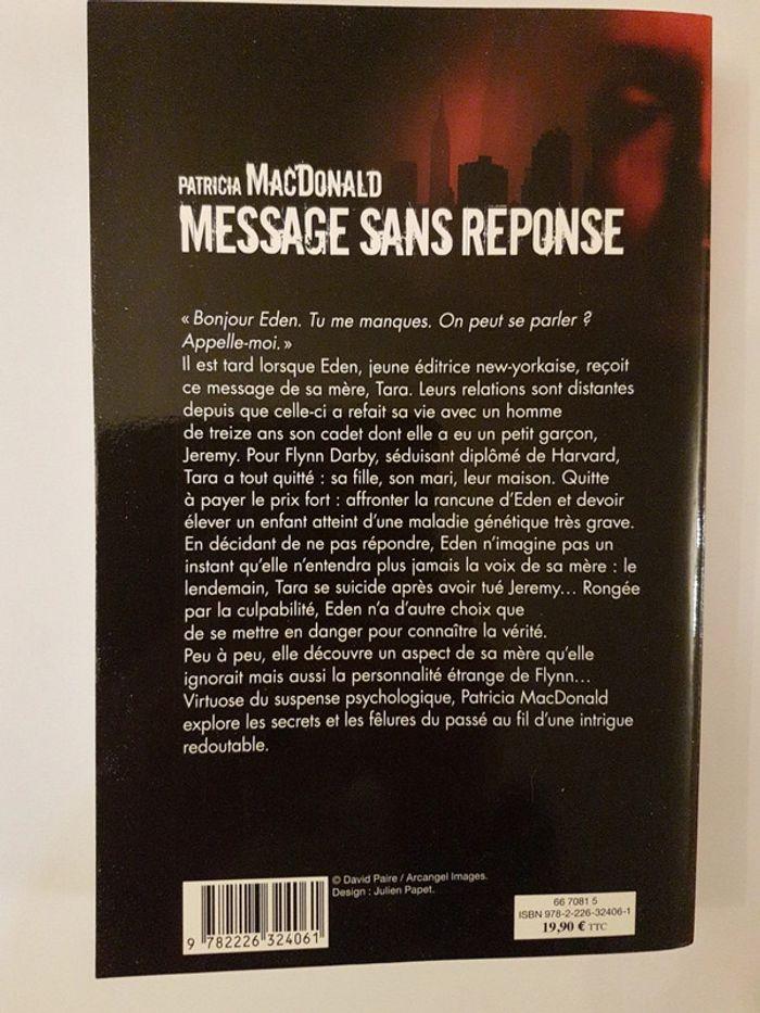 Message sans réponse patricia MacDonald - photo numéro 2