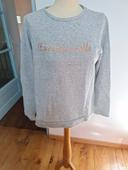 Pull sweat gris