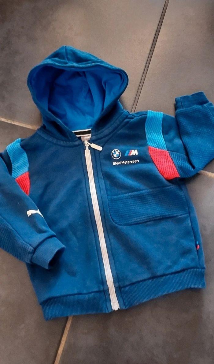 Veste zippée à capuche Puma BMW - photo numéro 1