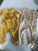 Lot de 2 pyjamas Roi lion