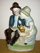 Figurine "couple de vieux" Vintage