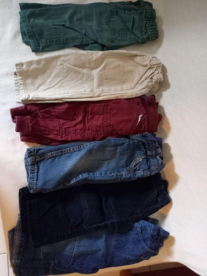 Lot de 6 pantalons garçon 18 mois - photo numéro 1