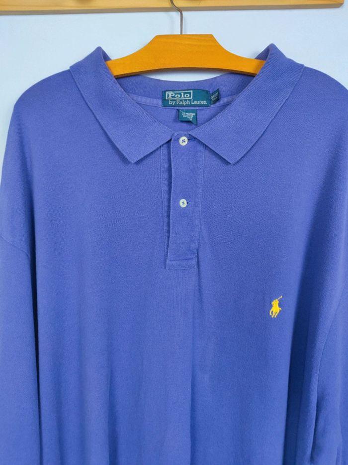 Polo Ralph Lauren Violet Logo Brodé Jaune Taille 3XL Homme - photo numéro 3