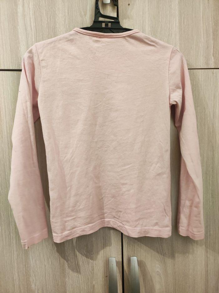 Sweatshirt rose papillon 8 ans - photo numéro 3