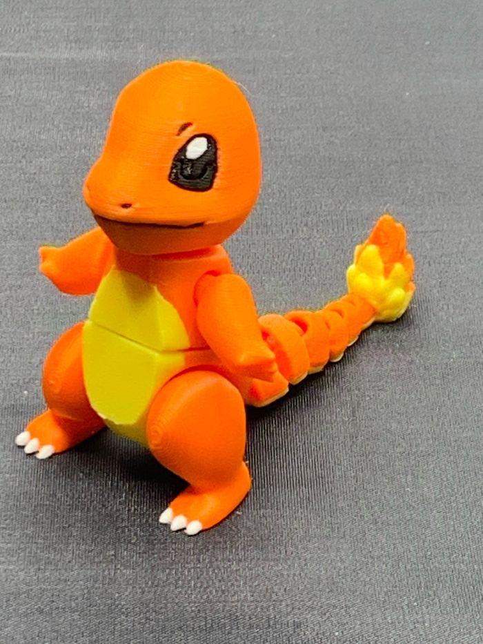 Salameche pokemon articulé 7,5cm - photo numéro 4